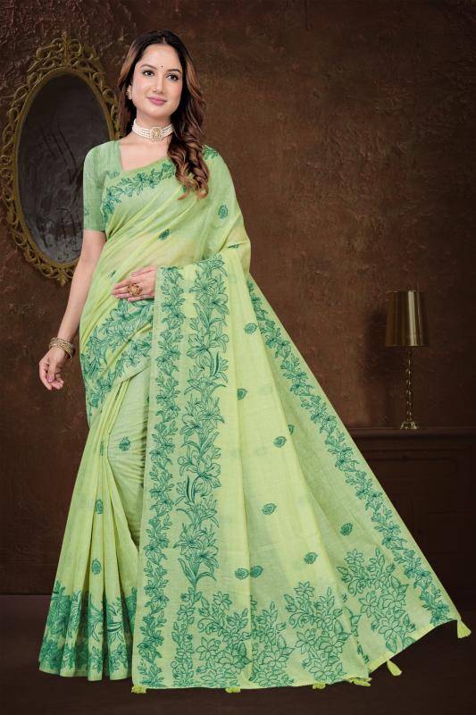 Tulsi WEC-1000 cotton Saree suppliers